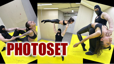 Tiffany is being held captive by a backbreaker. Pictures Tiffany is being held captive by a backbreaker. Pictures